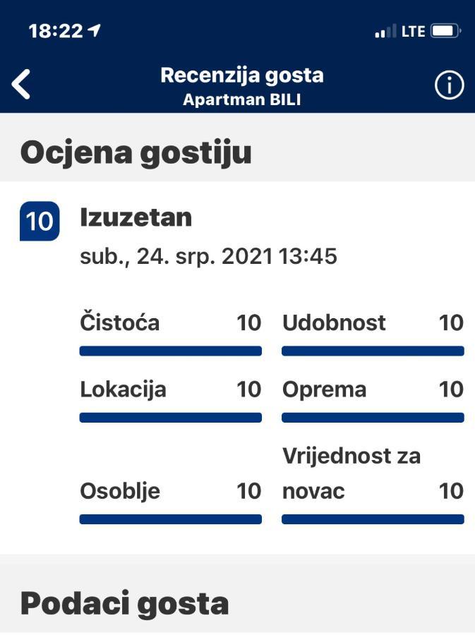 Luxury Apartman Bili Podgora Esterno foto